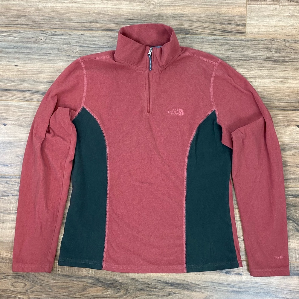 The North Face TKA 100 1/4 zip fleece pullover M